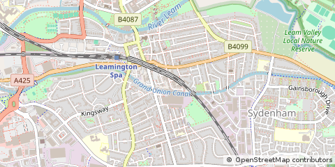 Map of Leamington SPA