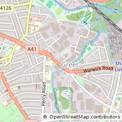 Map of Birmingham, West Midlands