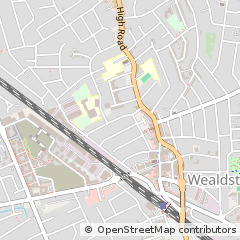 Map of Harrow, Middlesex
