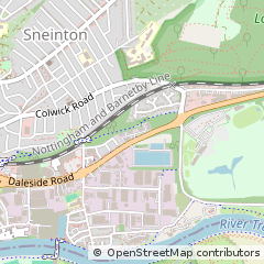 Map of Nottingham, Nottinghamshire