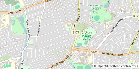 Map of Ilford, Essex