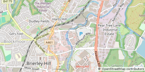 Map of Merry Hill, West Midlands