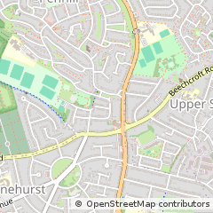 Map of Swindon, Wilts