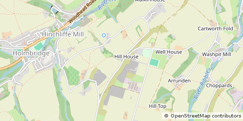Map of Holmfirth