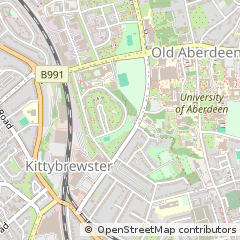 Map of Aberdeen, Aberdeenshire