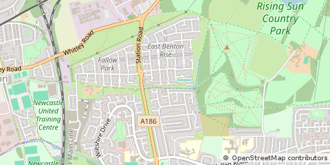 Map of Wallsend