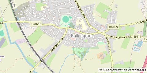 Map of Bedworth