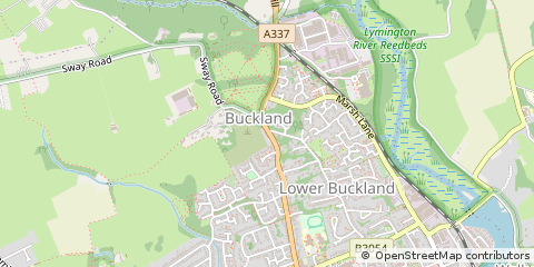 Map of Lymington, Hampshire