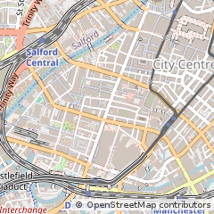 Map of Manchester