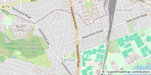 Map of Ilford