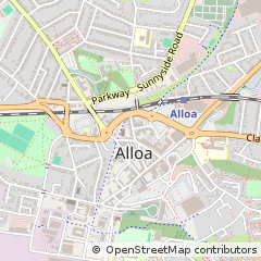 Map of Alloa, Clackmannanshire