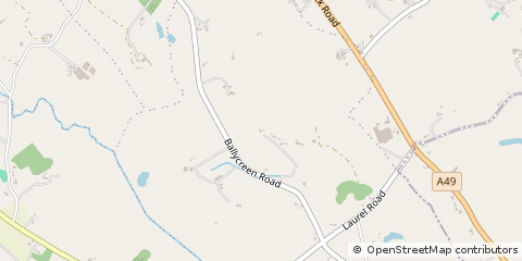 Map of Ballynahinch, CO. Down