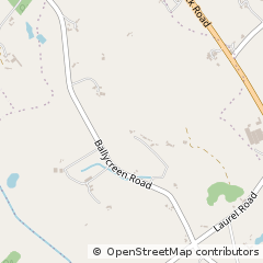 Map of Ballynahinch, CO. Down