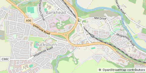 Map of Aberdeen
