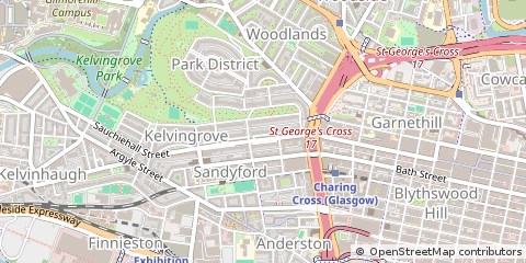 Map of Glasgow