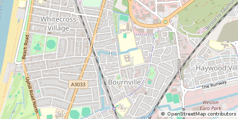 Map of Weston-Super-Mare, Avon