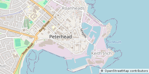 Map of Peterhead