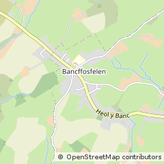 Map of Llanelli, Carmarthenshire