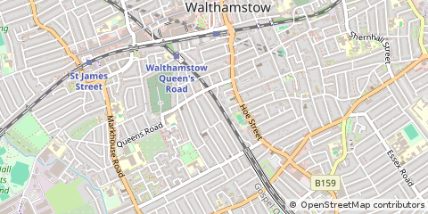 Map of Walthamstow
