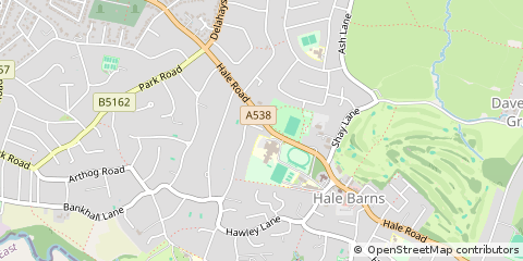 Map of Altrincham