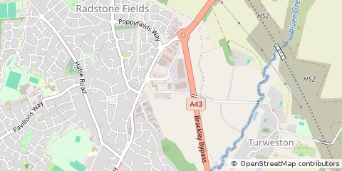 Map of Brackley