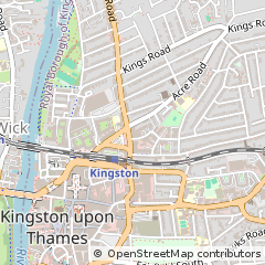 Map of Kingston Upon Thames