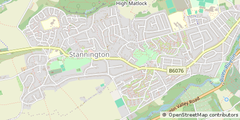 Map of Sheffield
