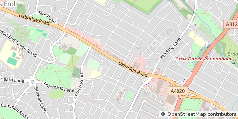 Map of Hayes
