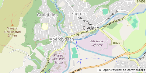 Map of Swansea