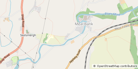 Map of Kendal, Cumbria
