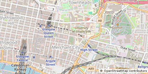 Map of Glasgow