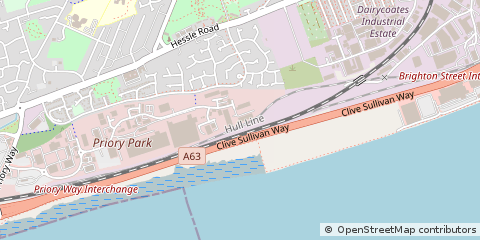 Map of Hull, East Yorkshire