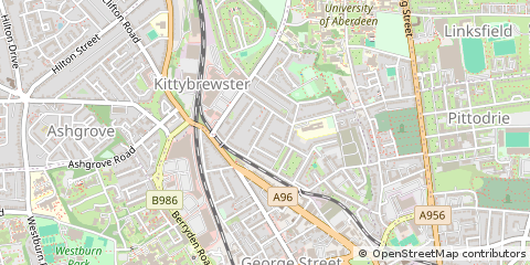 Map of Aberdeen
