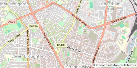 Map of Manchester