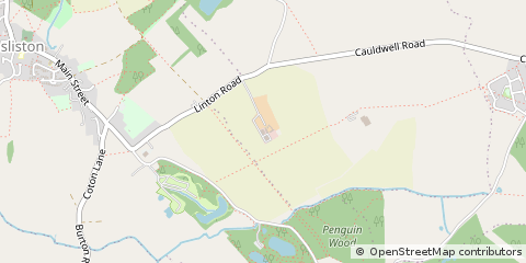 Map of Swadlincote, Derbyshire