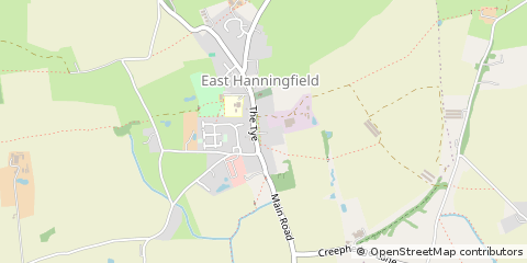 Map of Chelmsford, Essex