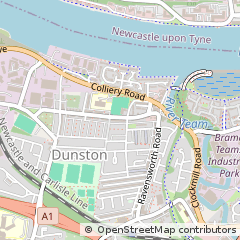 Map of Tyne & Wear