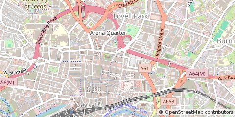 Map of Leeds