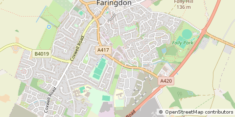 Map of Faringdon