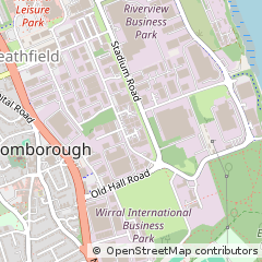 Map of Wirral, Merseyside