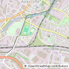Map of Sheffield
