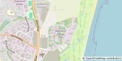 Map of Bridge of DON, Aberdeen