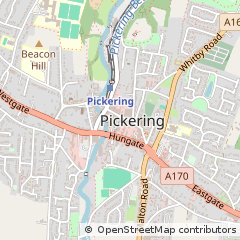 Map of Pickering, North Yorkshire