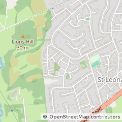 Map of Ringwood, Hants