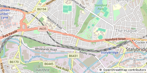 Map of Ashton-Under-Lyne