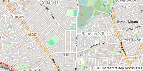 Map of Southhampton, Hampshire