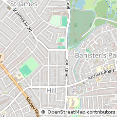 Map of Southhampton, Hampshire