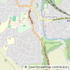 Map of Stockport, Cheshire