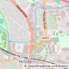 Map of Birmingham, West Midlands
