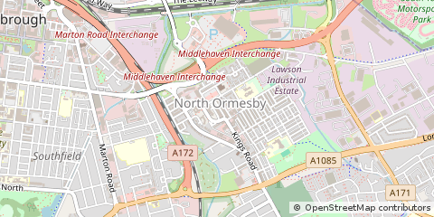 Map of Middlesbrough